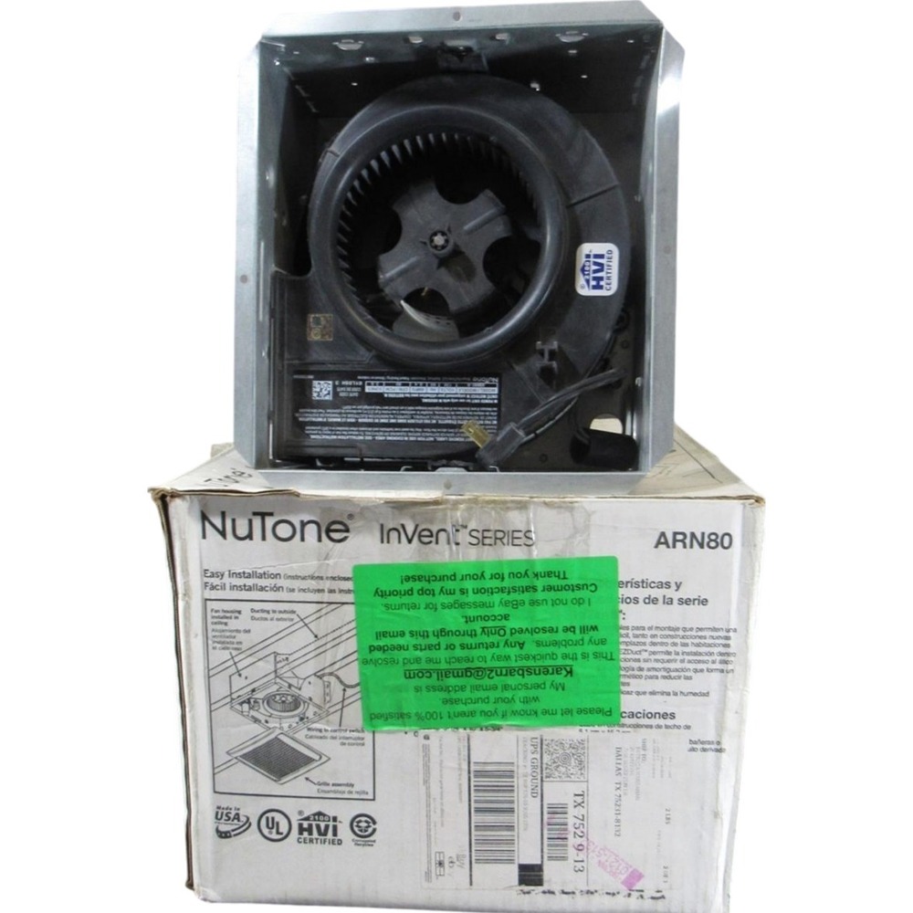 Broan-NuTone Replacement Bath Fan Motor Assembly ARN80 / Part #: S97019785